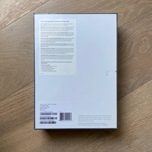 NWT Owl Car Cam + Owl LTE Service |security camera - Picture 4 of 7